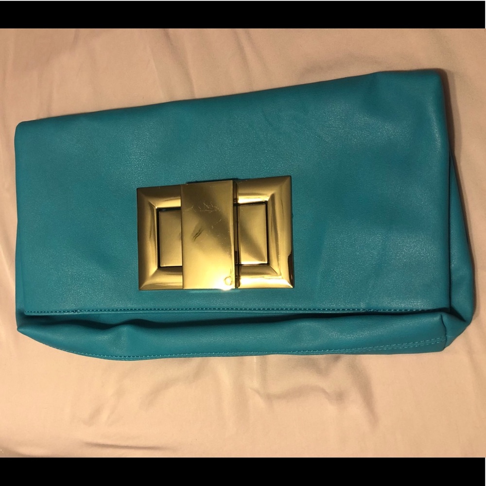 Blue Large Clutch